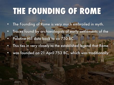 when was rome founded|History of Rome .